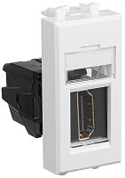 Розетка HDMI модульная DKC Avanti 1-м. 1 мод. белое облако картинка